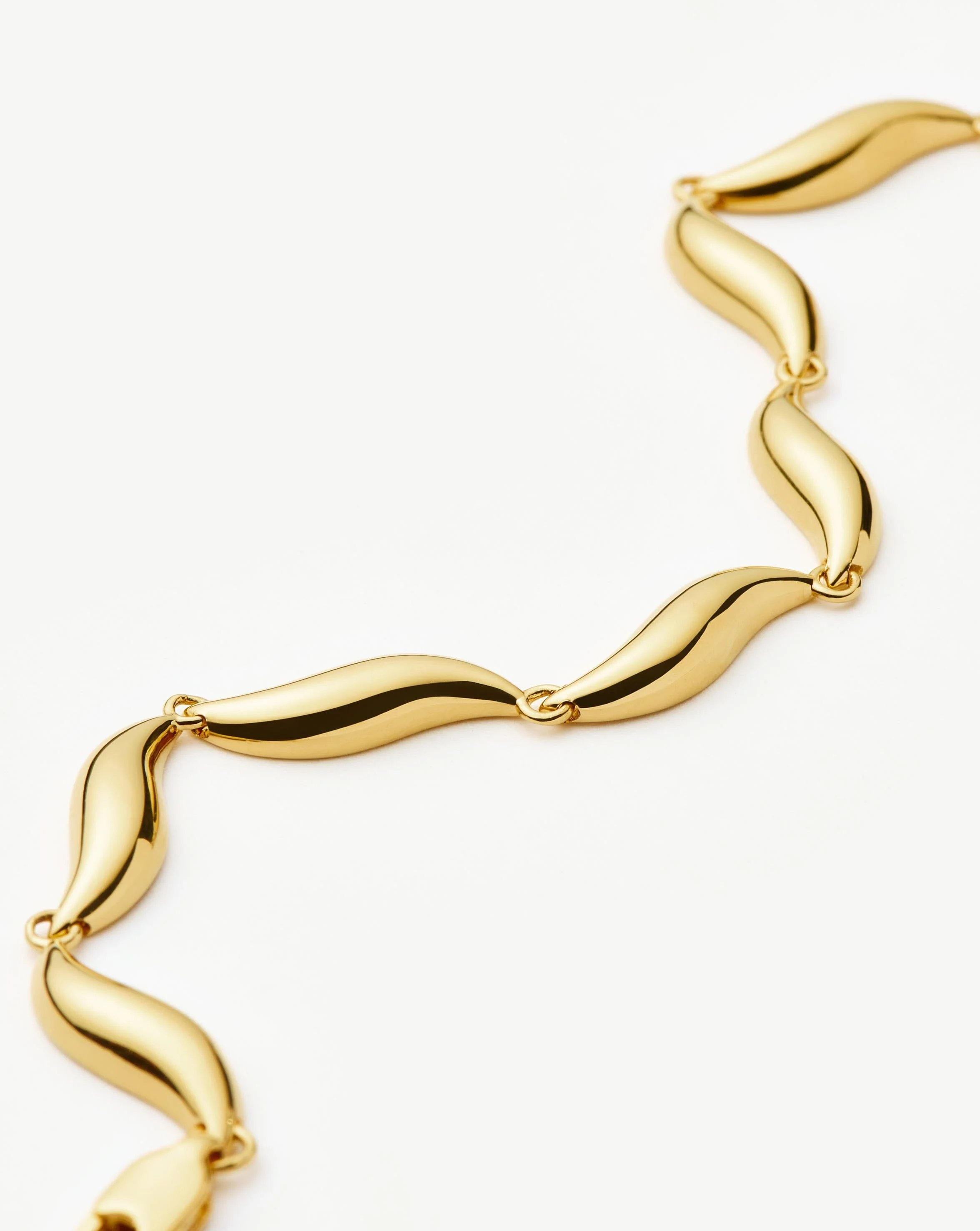 Savi Signature Link Chain Bracelet | 18ct Gold Plated - Image 4