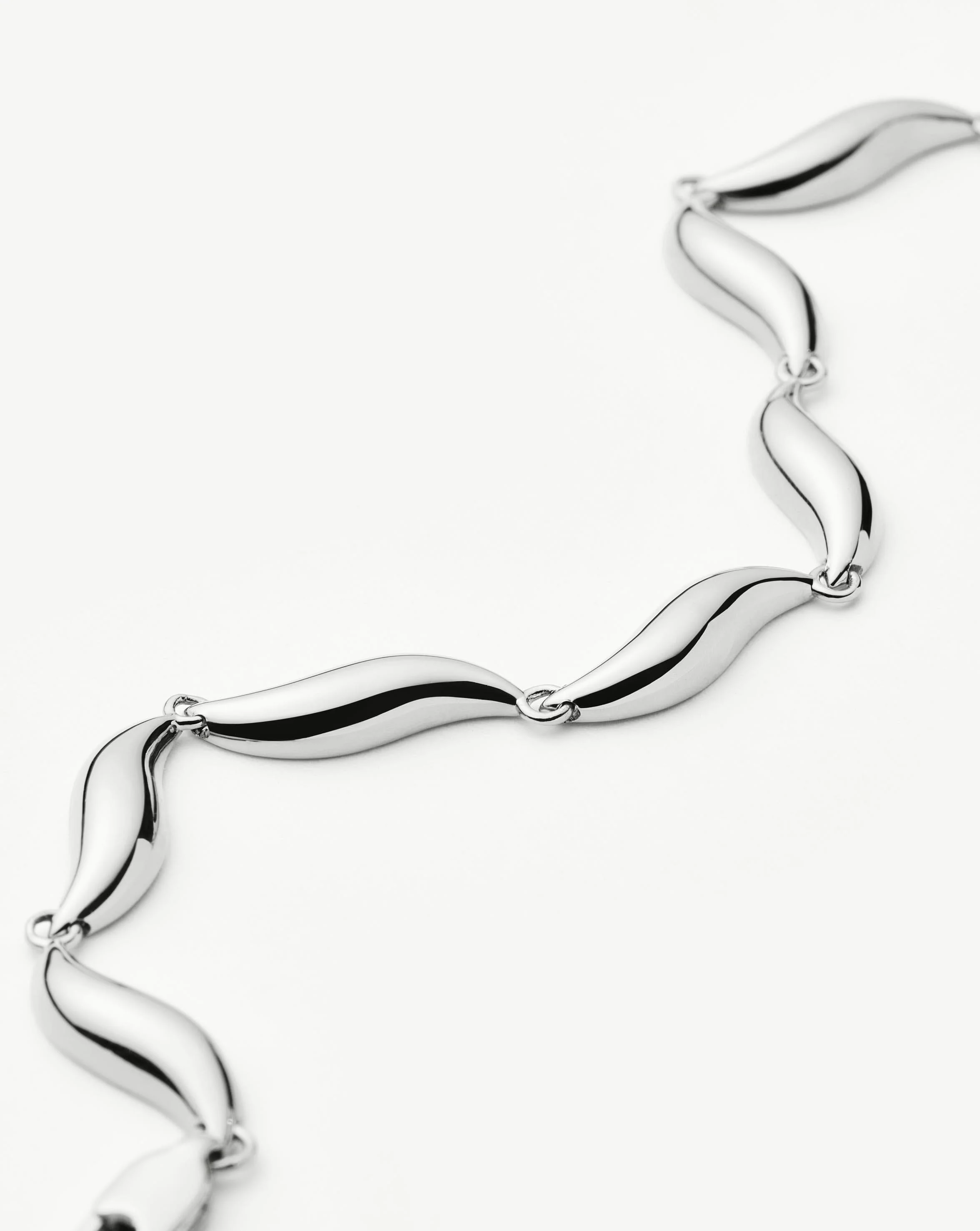Savi Signature Link Chain Bracelet | Silver Plated - Image 4
