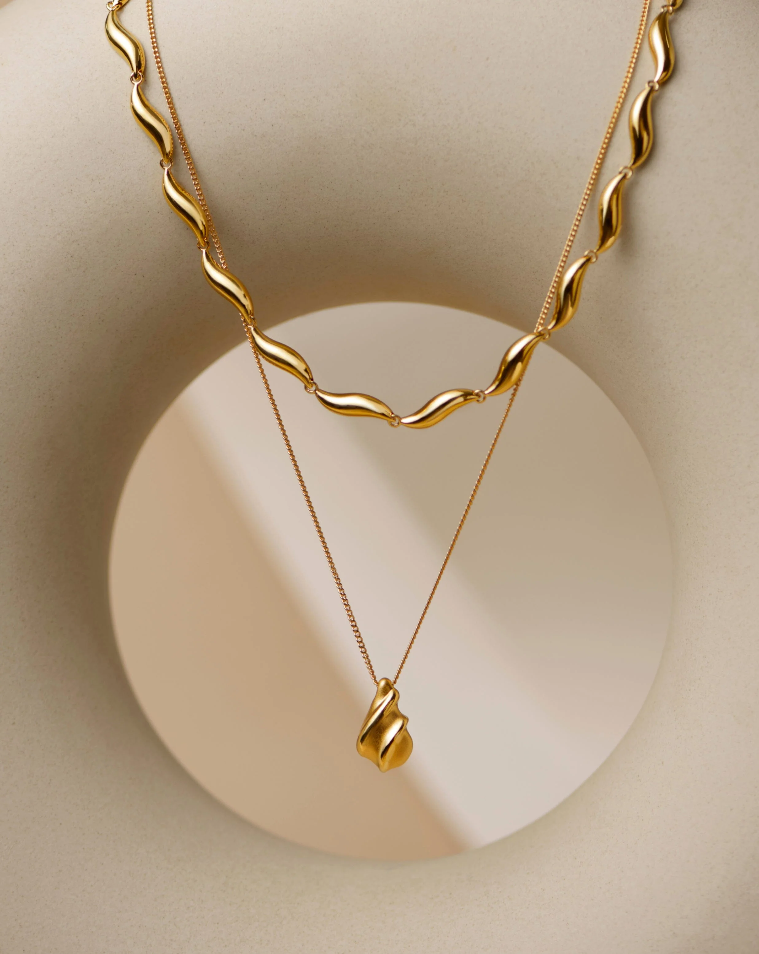 Savi Signature Link Chain Necklace | 18ct Gold Plated - Image 4