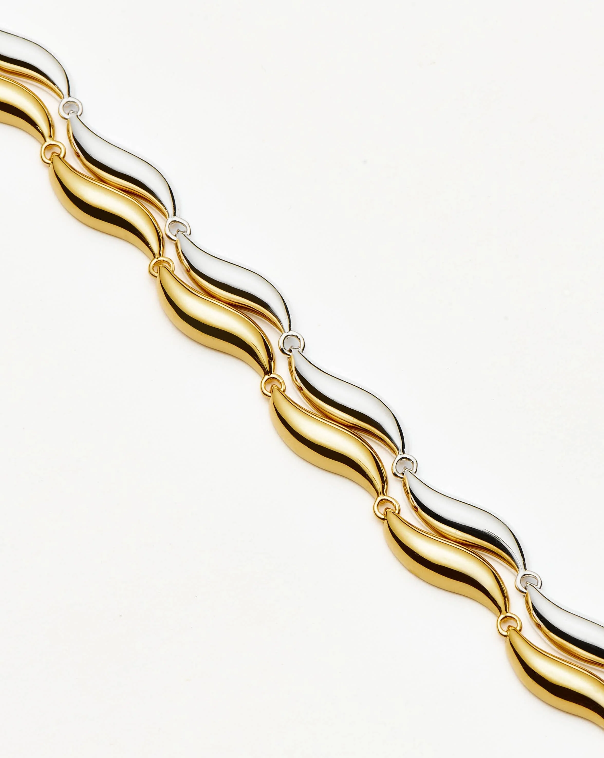 Savi Signature Link Chain Necklace | 18ct Gold Plated - Image 5