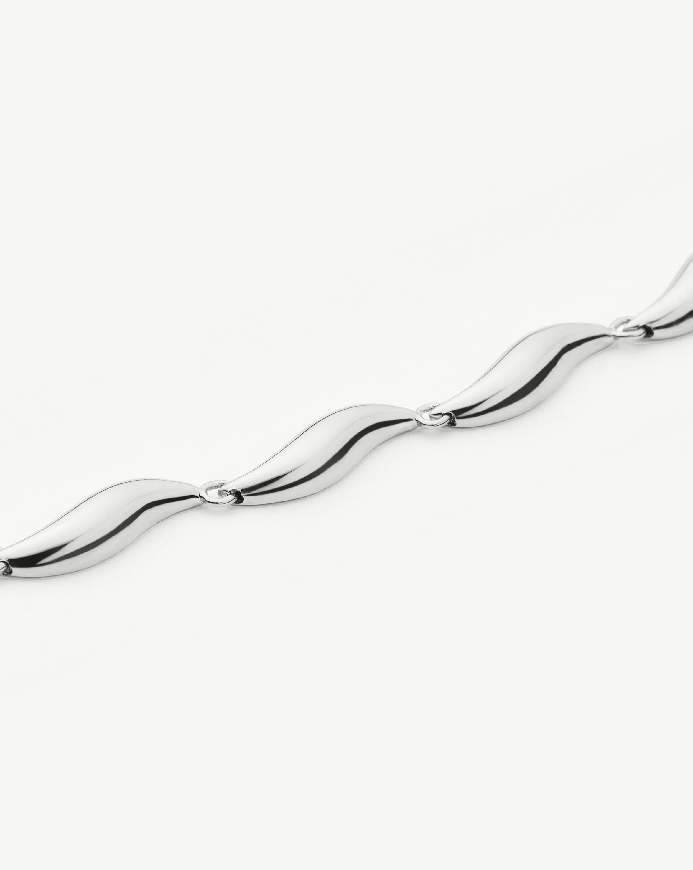 Savi Signature Link Chain Necklace | Silver Plated - Image 4