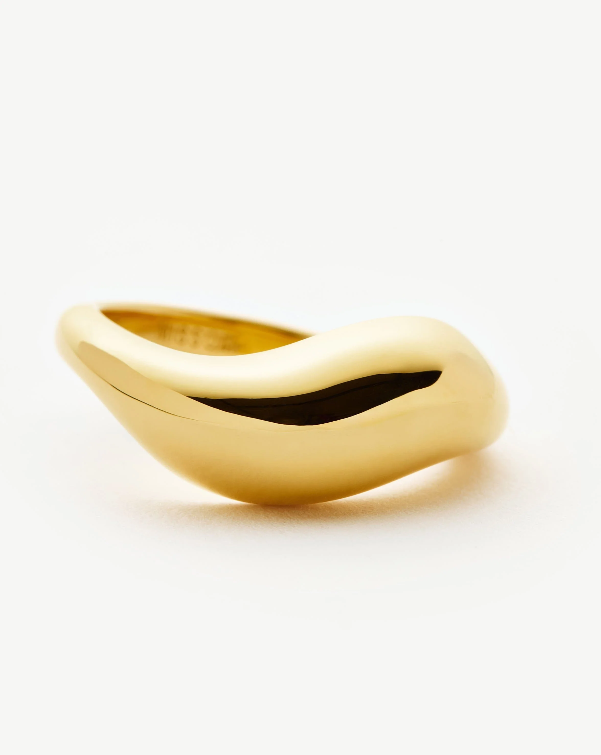 Savi Signature Stacking Ring | 18ct Gold Vermeil - Image 5