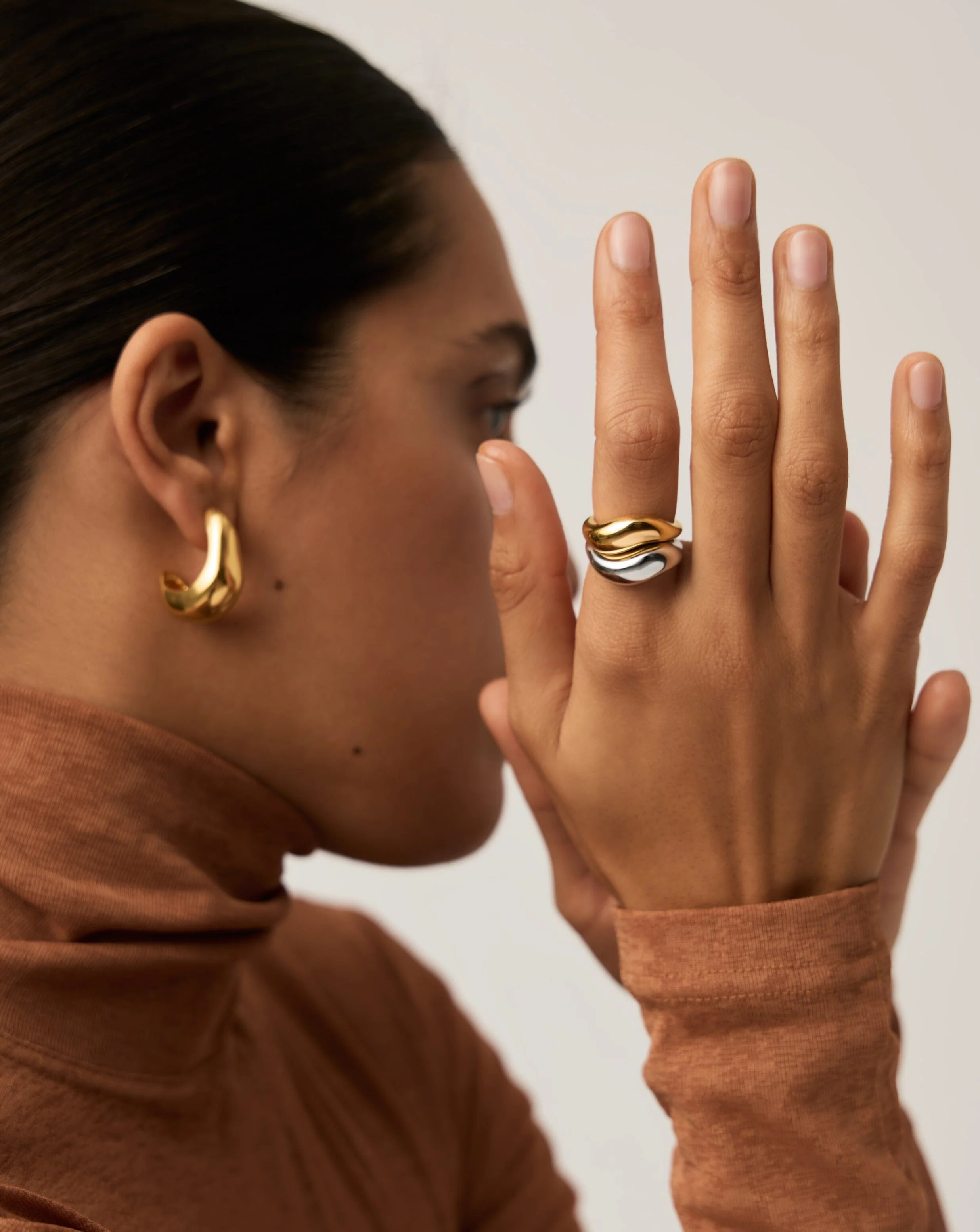 Savi Signature Stacking Ring Set | Mixed Metal - Image 3