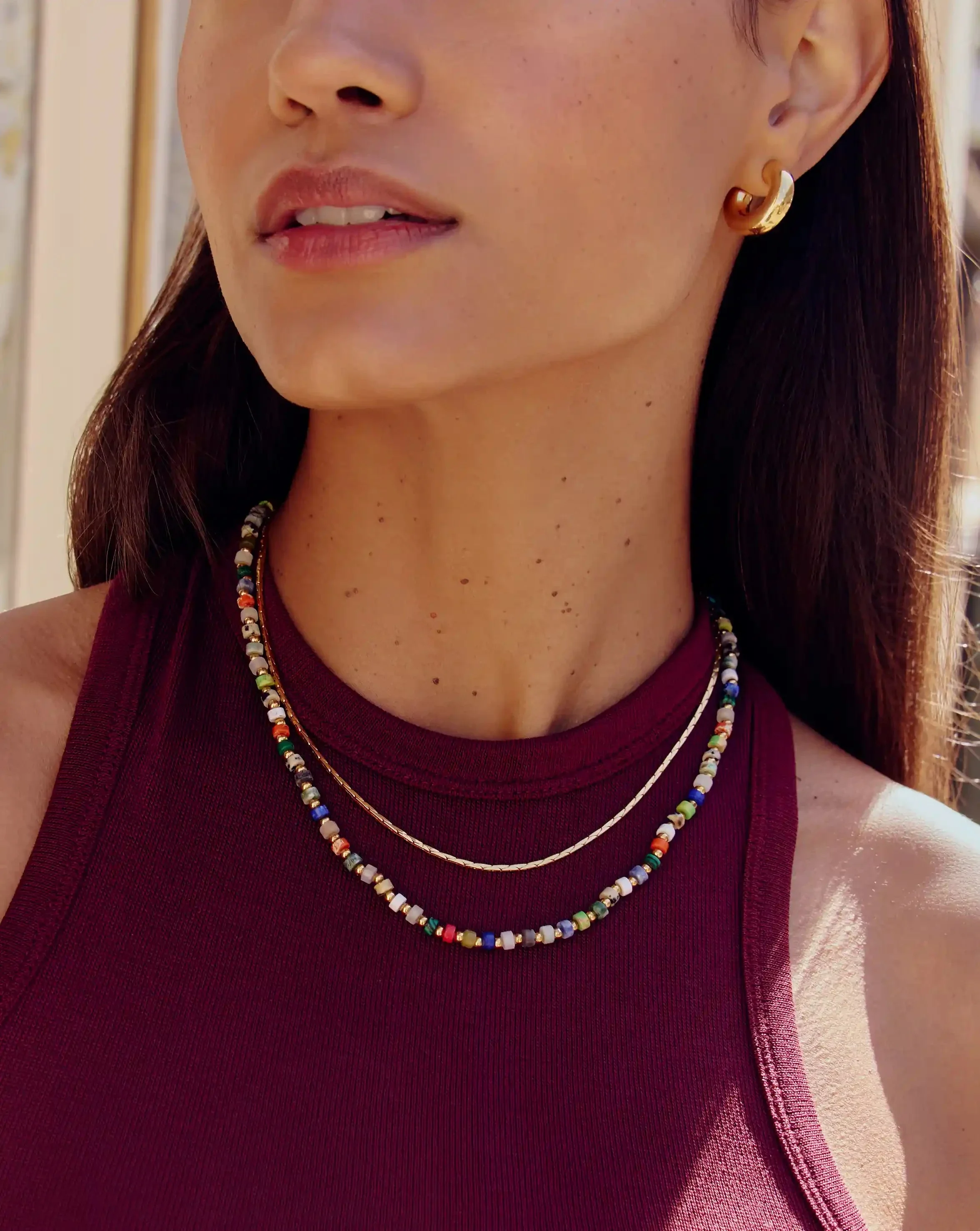 Short Beaded Necklace - Image 2