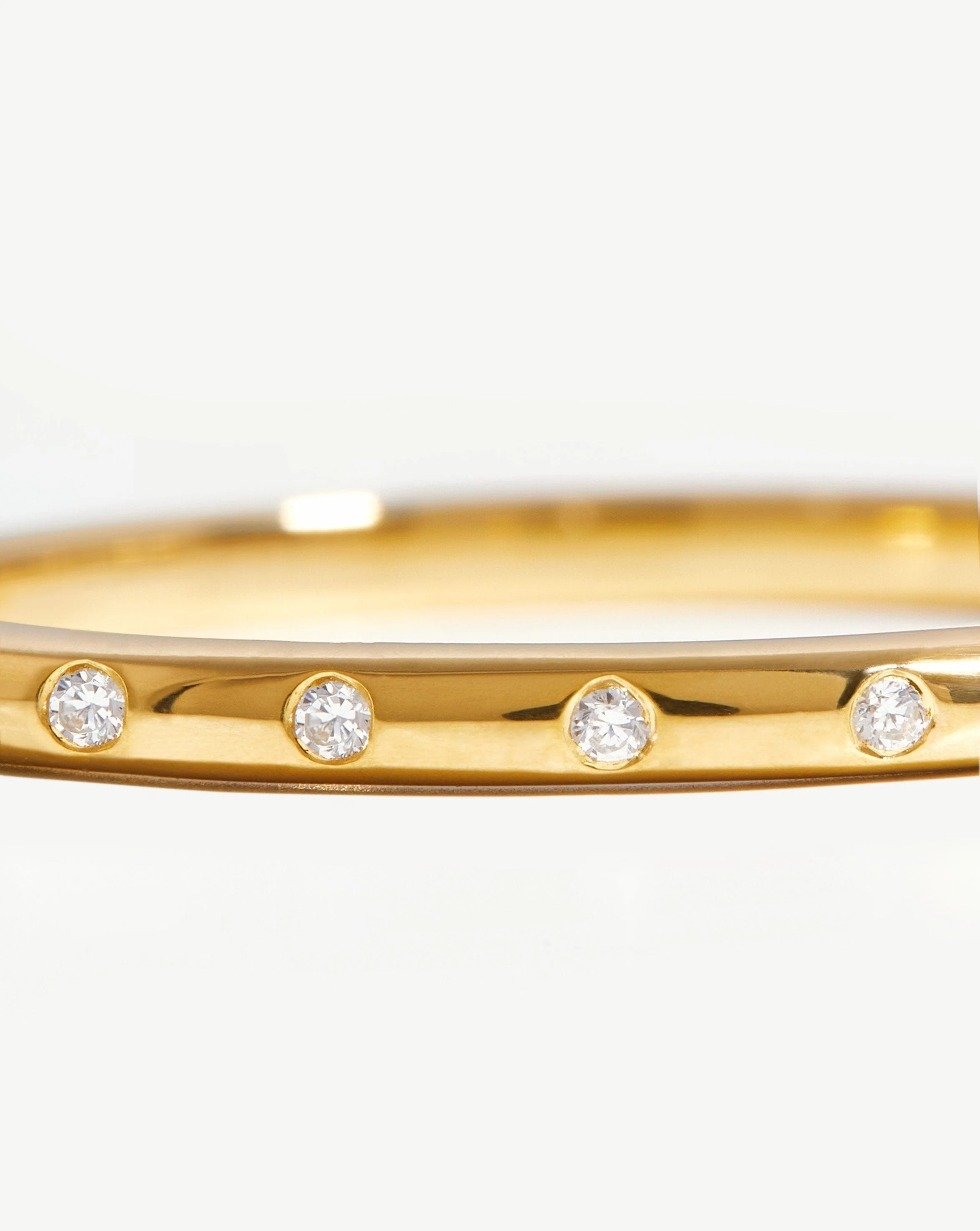 Solar Studded Ring | 18ct Gold Vermeil/Cubic Zirconia - Image 4