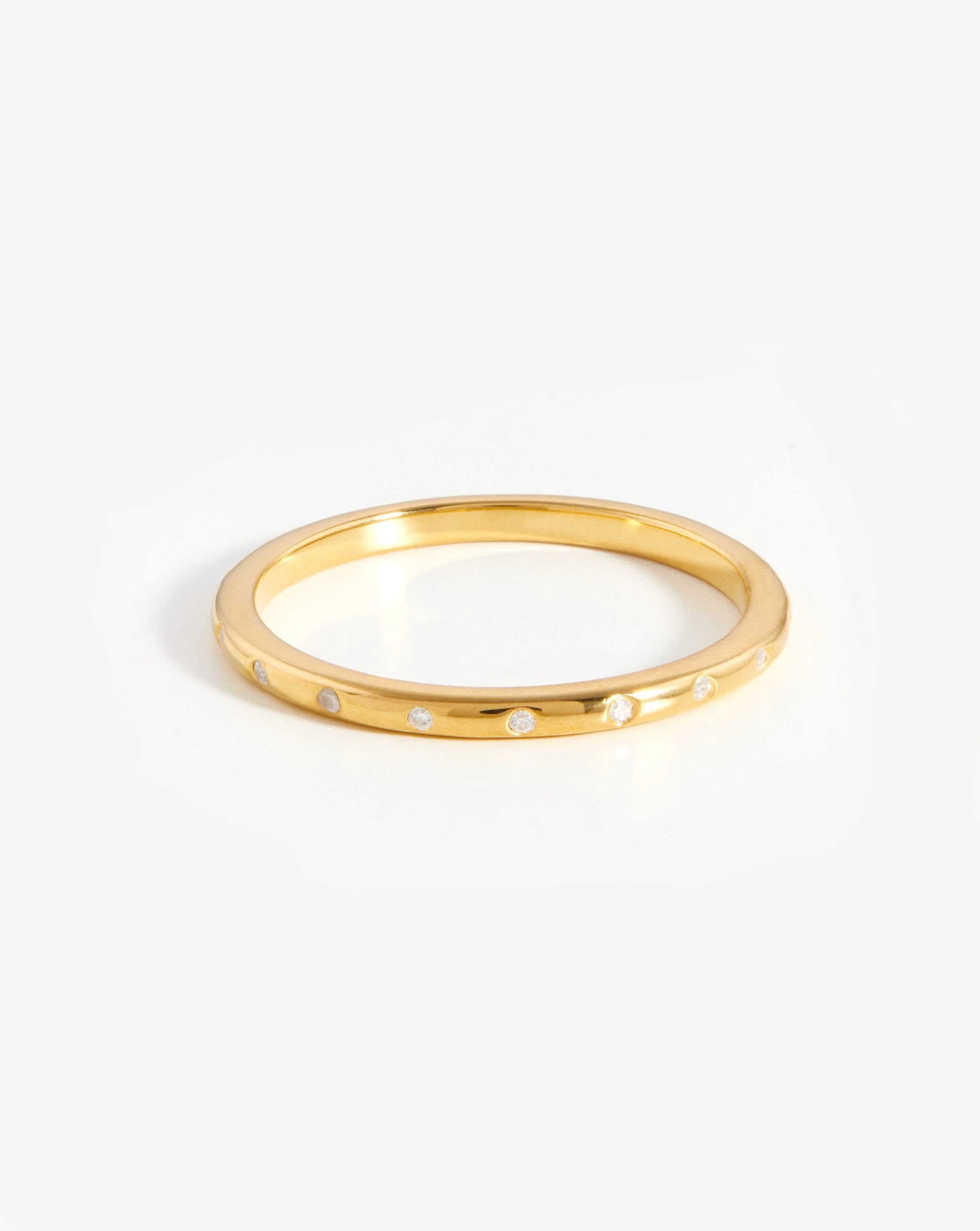 Solar Studded Ring | 18ct Gold Vermeil/Cubic Zirconia - Image 5