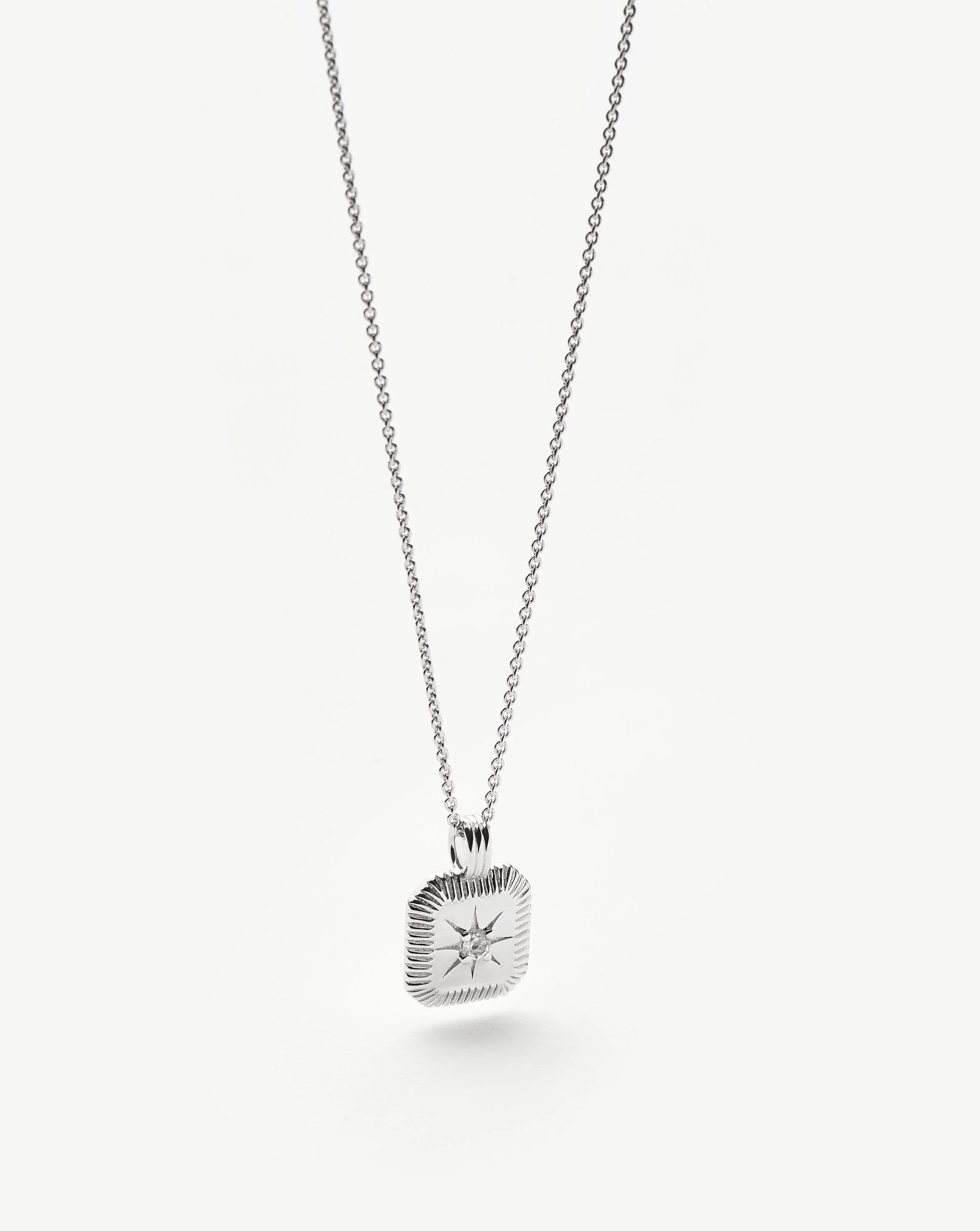 April Birthstone Pendant Necklace | Crystal/April - Image 5