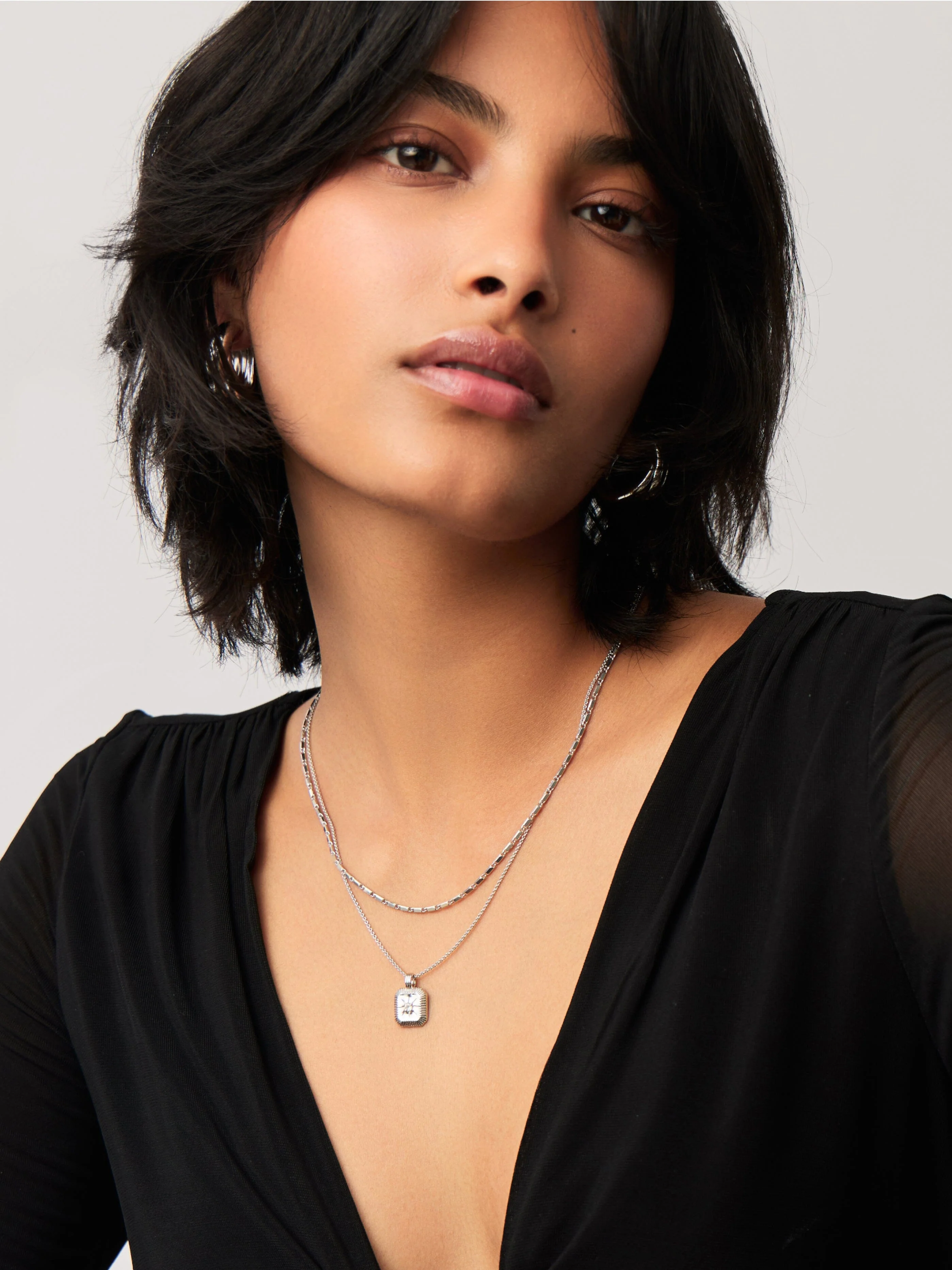 June Birthstone Pendant Necklace | Rainbow Moonstone/June - Image 3