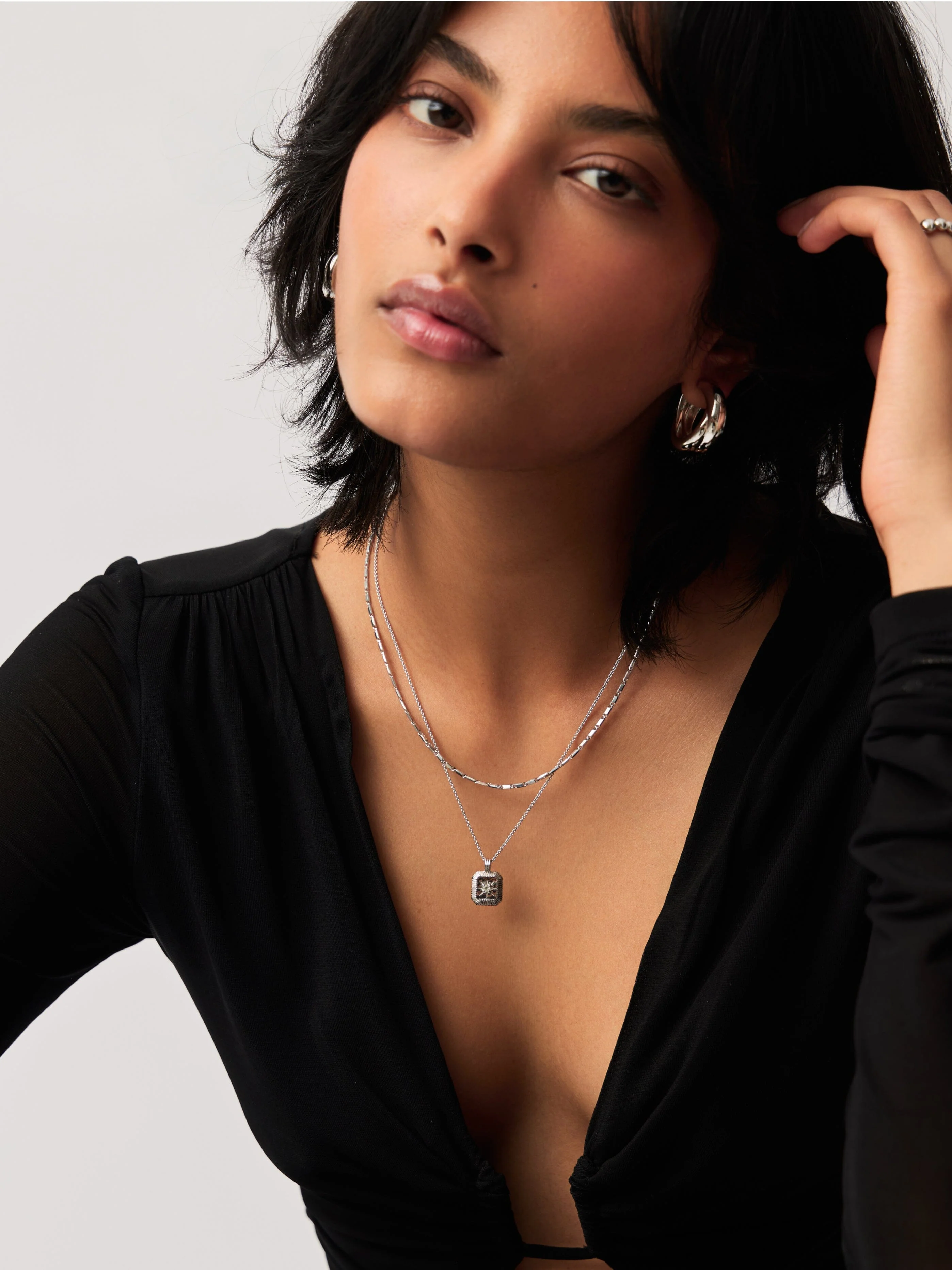 June Birthstone Pendant Necklace | Rainbow Moonstone/June - Image 6