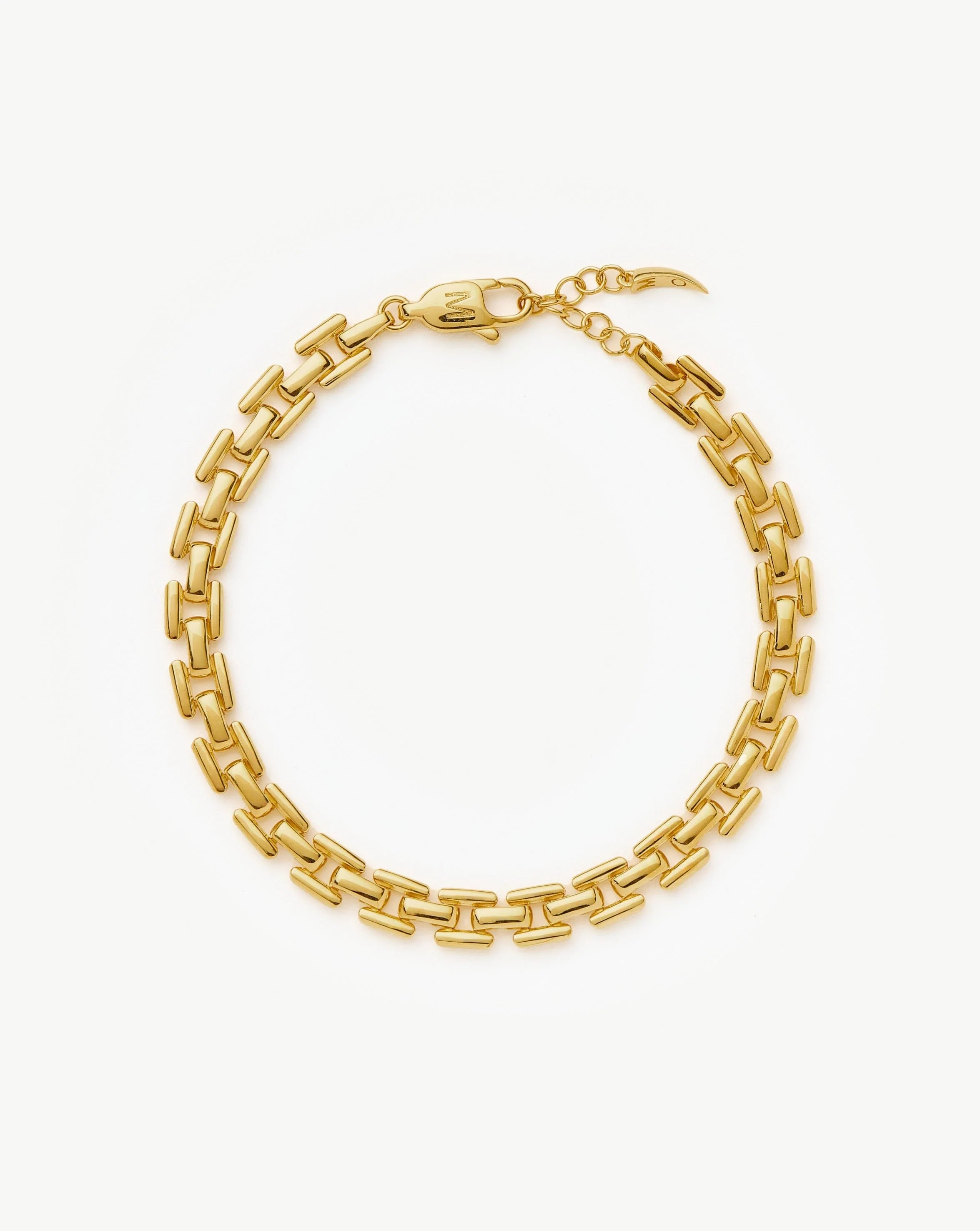 Timepiece Link Chain Bracelet | 18ct Gold Plated - Image 4