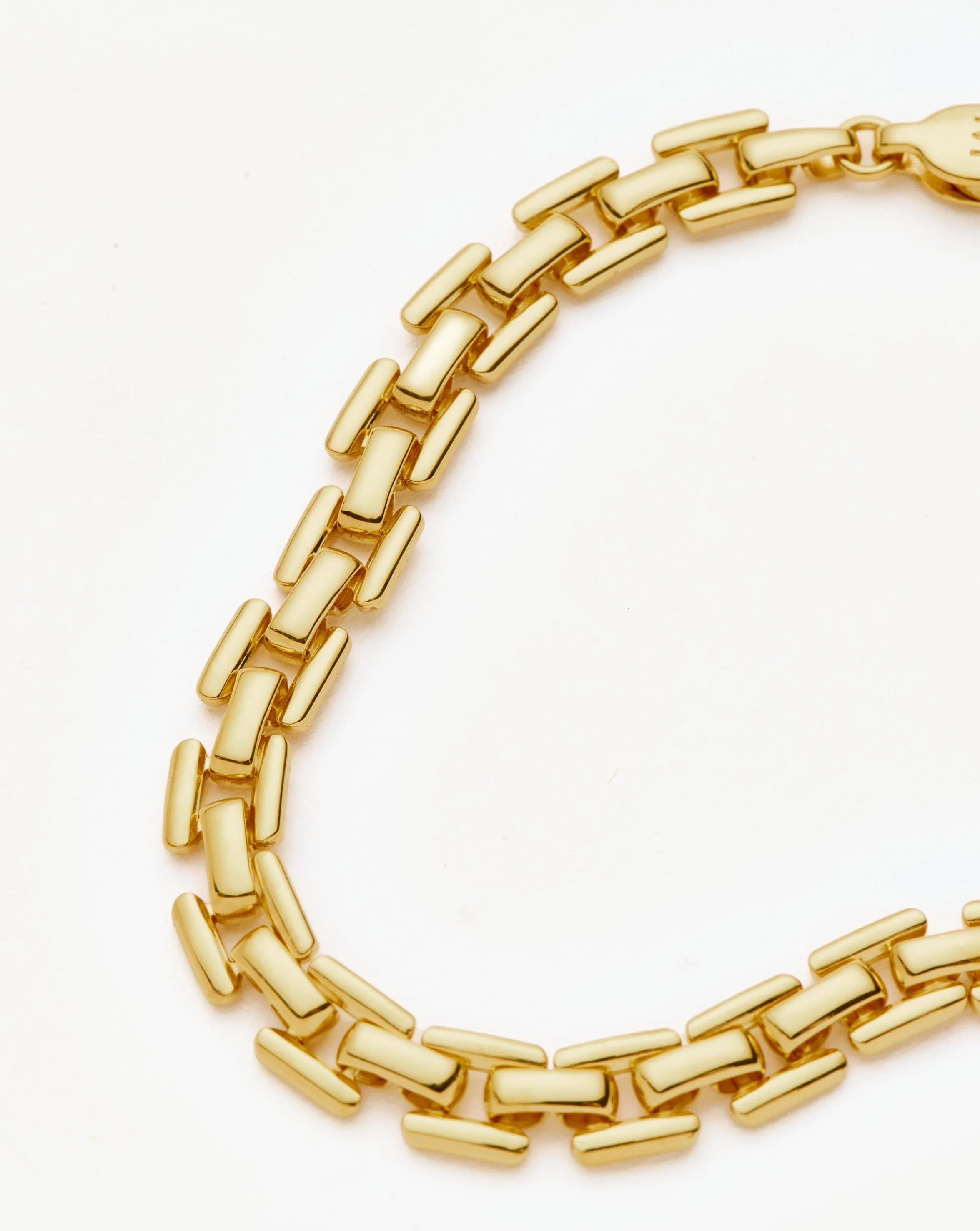 Timepiece Link Chain Bracelet | 18ct Gold Plated - Image 5